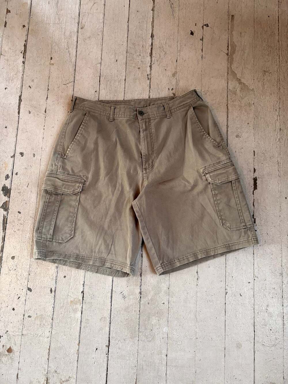 Berkley Jensen Khaki Cotton Cargo Shorts